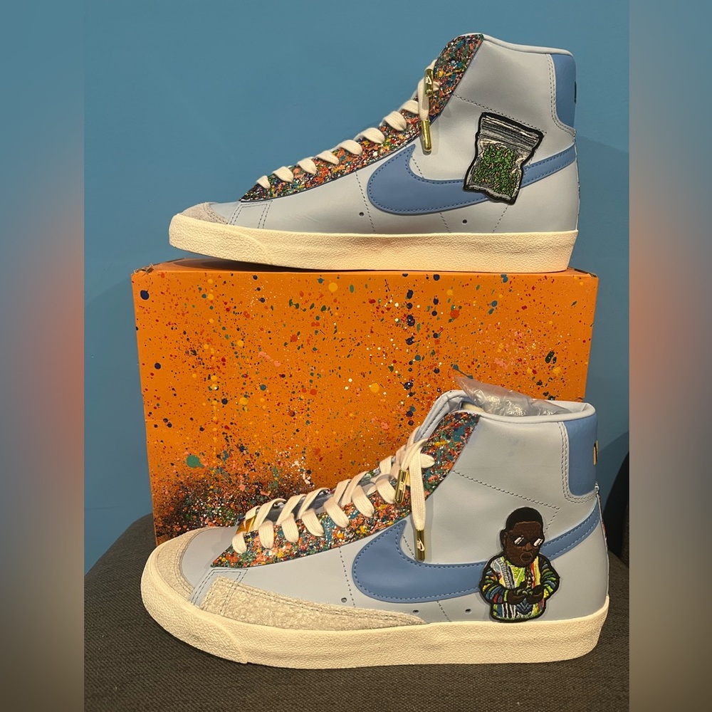 Notorious BIG Custom Nike Blazer Mid 1977 Throwback - Picture 16 of 16